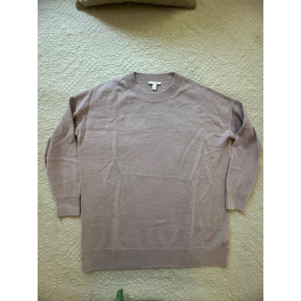 NWOT COS Alpaca Minimalist Tunic Sweater, Pink /Lavender, Small